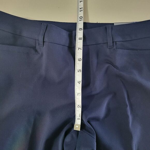 Christopher & Banks Navy Modern Fit Straight Leg Petite Trouser - Picture 5 of 14